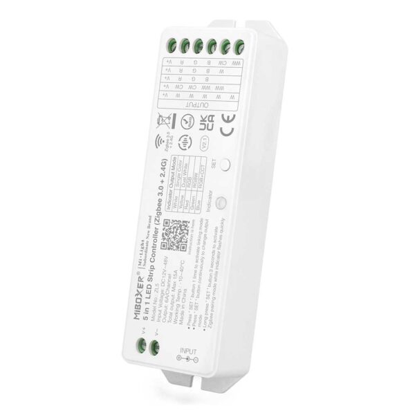 5 in 1 LED Strip Controller (Zigbee 3.0 +2.4G) ZL5