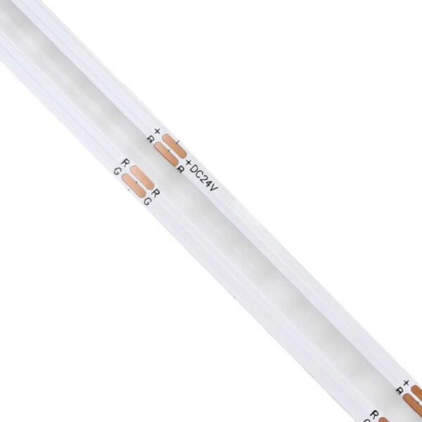 UL Listed COB Light 576CHIPS Flexible RGB LED Strip 10mm 12-24V
