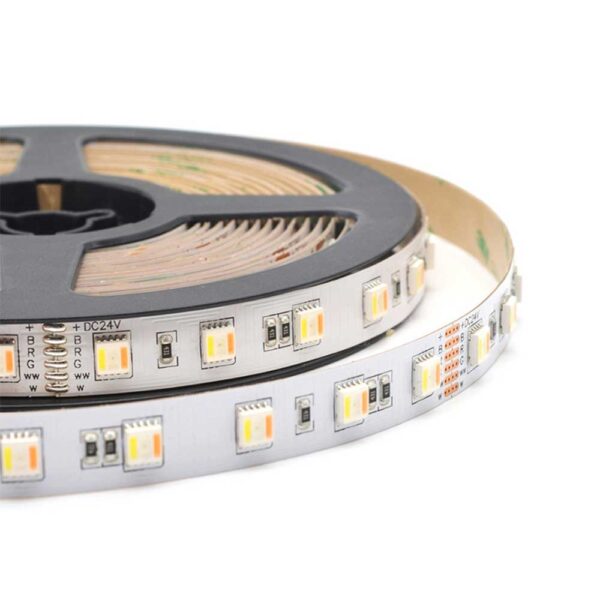 60LEDs RGBCCT LED Strip 5050SMD Color Changing Lighting 12-24V 2