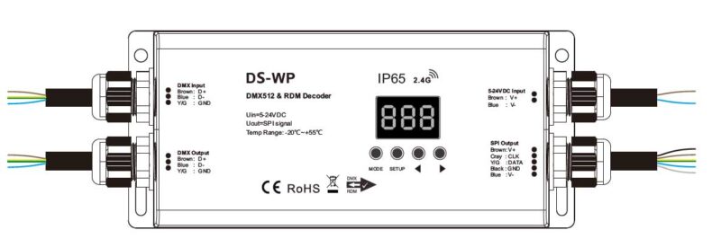 DS-WP waterproof LED controller outdoor