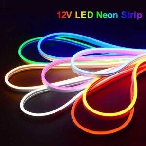 LED Neon Lights 12V Single Color Custom Flexible Tube Waterproof