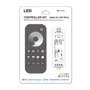 RF LED Controller Kit RT1+V1 For Single Color LED Light Strips