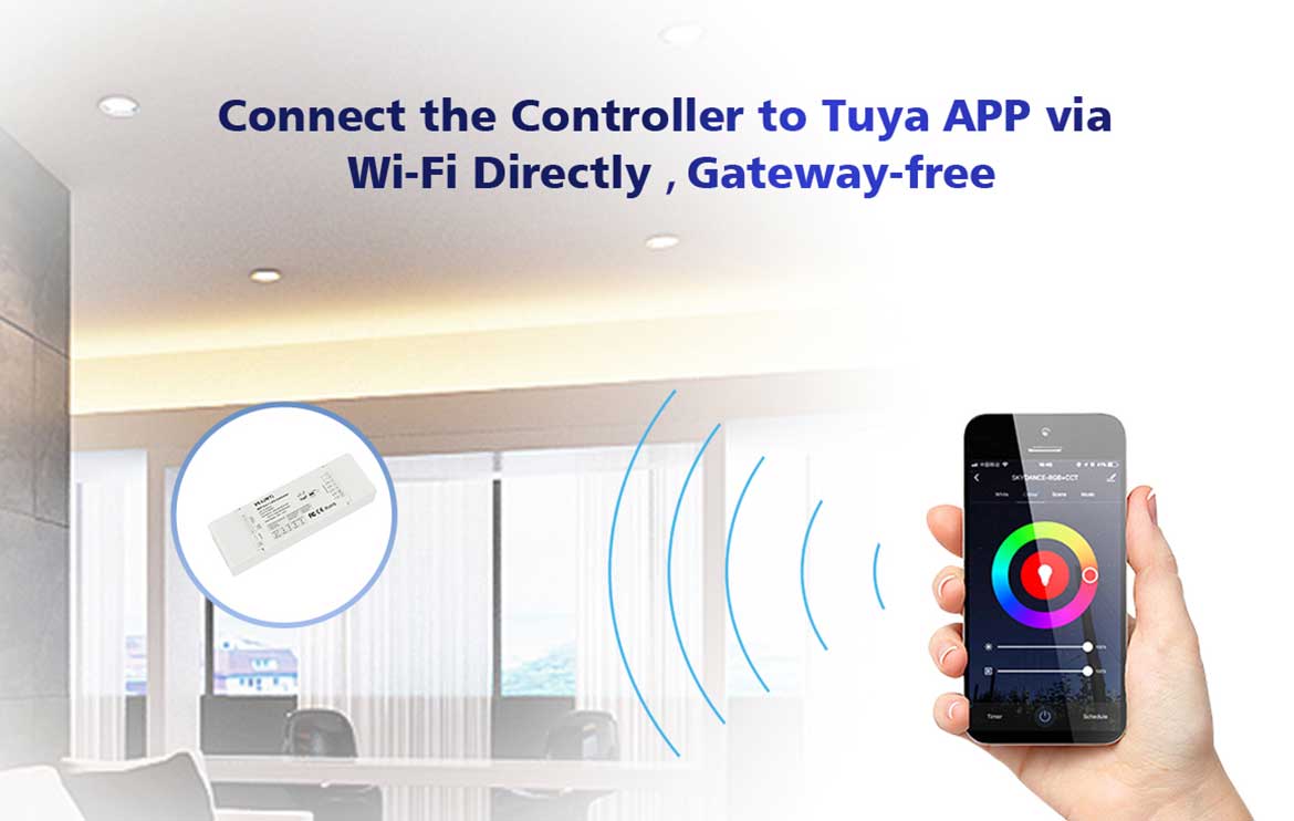 Skydance V5-L(WT) 5-in-1 WiFi LED Controller Tuya Smart & RF-AMZ-Lighting