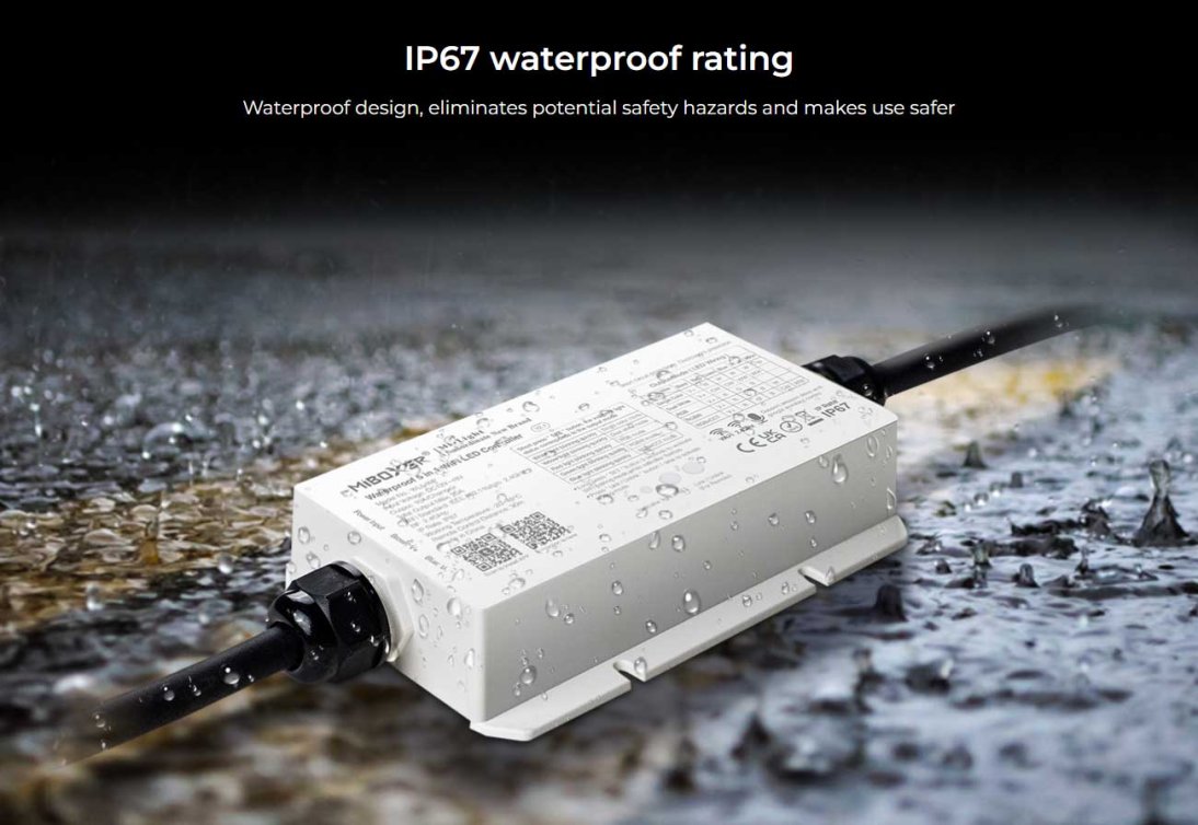 Tuya Smart APP WL5-WP Waterproof 5 in 1 LED Controller